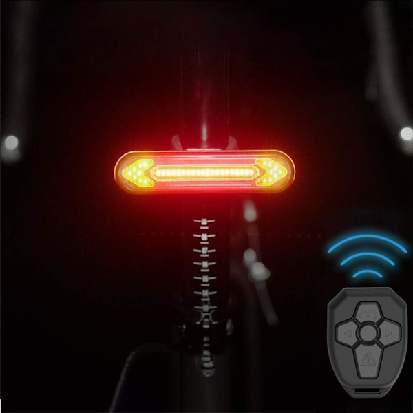 Cykel baglygte - USB genopladelig