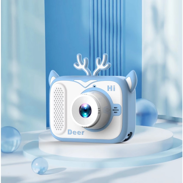 Digitalkamera for barn, blå 4540 | Fyndiq