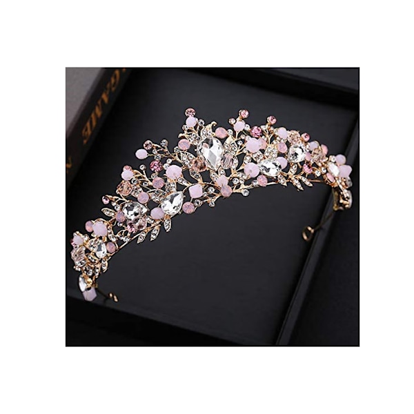 Barnekrystall Hodeplagg Krone Rhinestone Krone Kronprinsesser