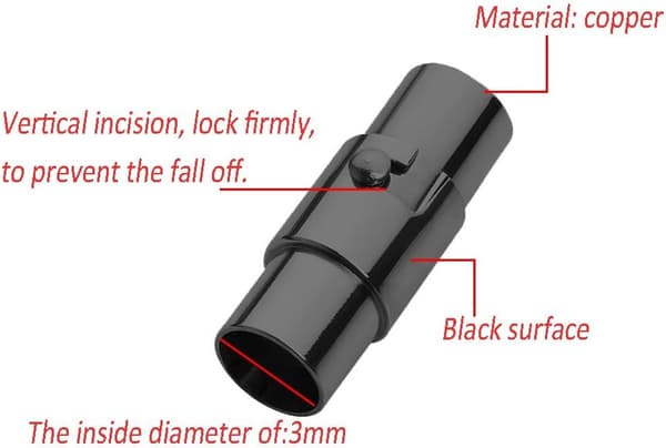 10 st lockspänne/magnetisk ände läderkabel med låsning mig