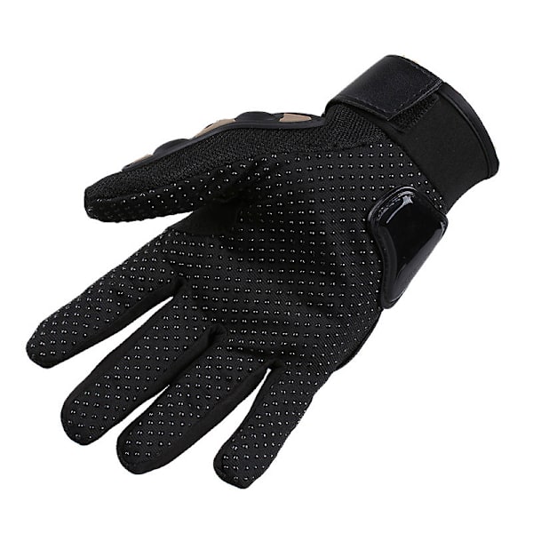 (Stor, svart) Sommarmotorcykelhandskar Mesh Andningsbar Touch Scr