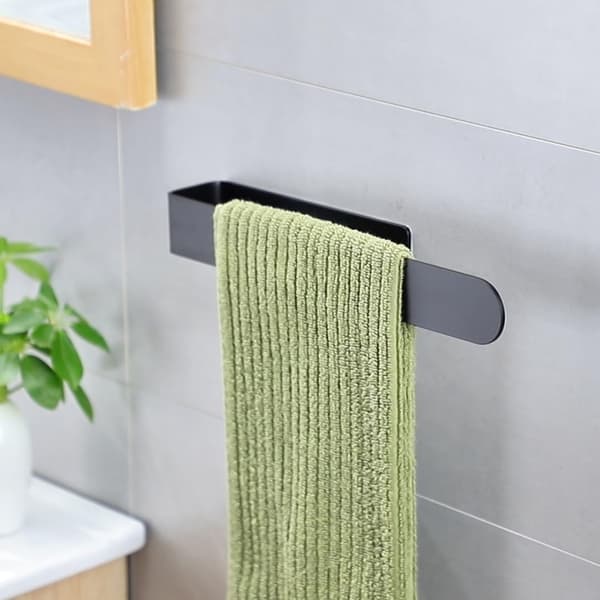 Badeværelse håndklædeholder, rustfrit stål håndklædeholder, vægmonteret, 30 cm