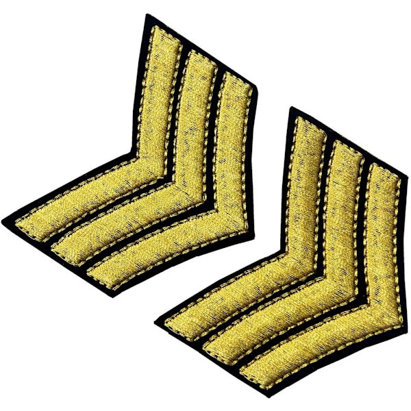 US Army broderad patch - Sergeant Rank - kommer att sys på