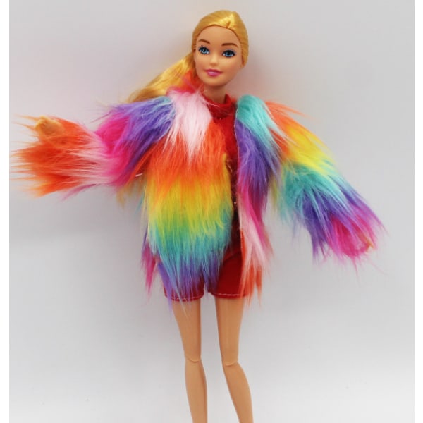 10 stykker 30cm Barbie dukke klær genser frakk lue dress