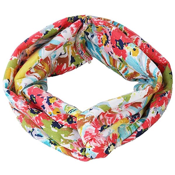 4 stk. Boho hårbånd til kvinder, vintage blomsterprint