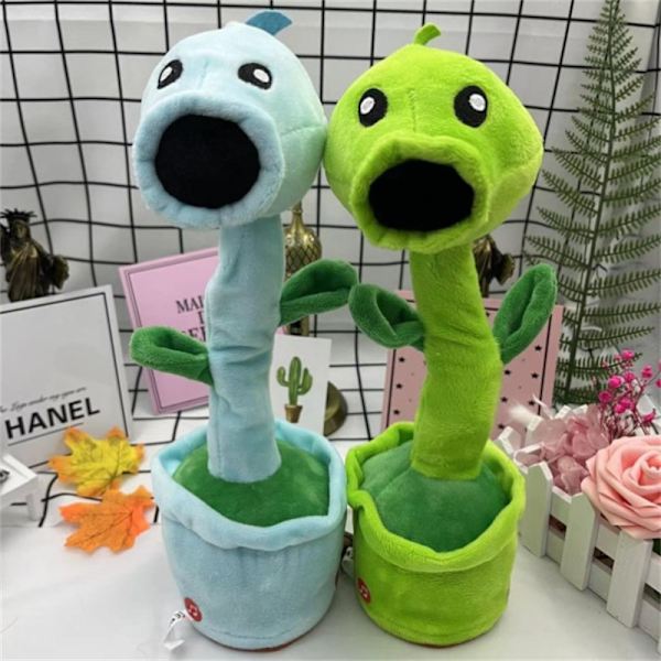 Plants vs Zombies -lelut Pehmoherneet Wombo Auringonkukka Nukke Keinu