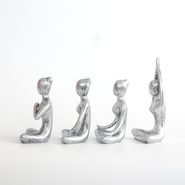 4 jooga-aiheista patsasta kodin sisustukseen, jooga-aiheiset meditaatiohahmot