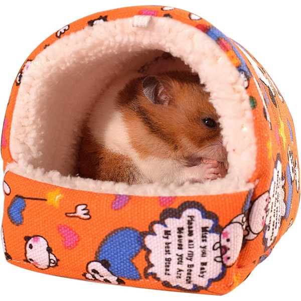 Mini Hamster Bed Hideout Protection Hängmatta Liten husdjurssäng Ge