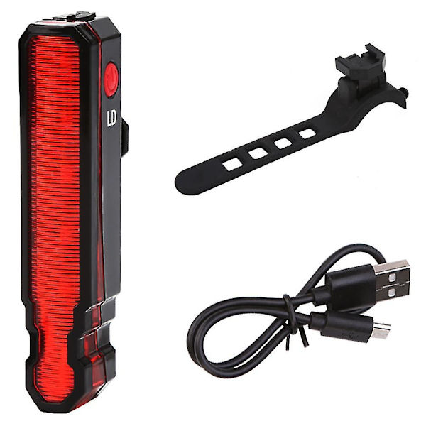 1 stk. Blinklys Kontrol Lys Cykel Baglygte Led Lys Cykel