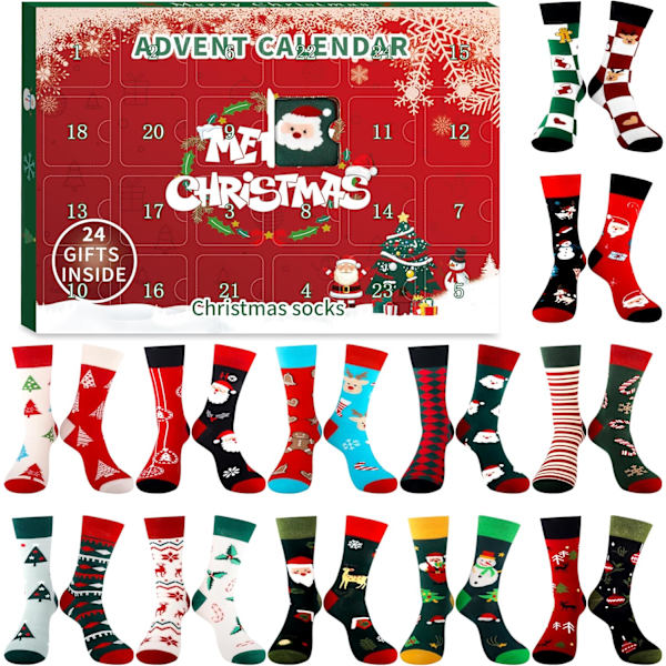 Julkalender 2024 Pojksockor