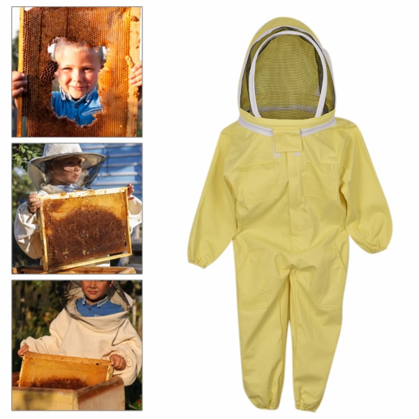 Mehiläishoitovaatteet käsineillä, lasten suojavaatteet-