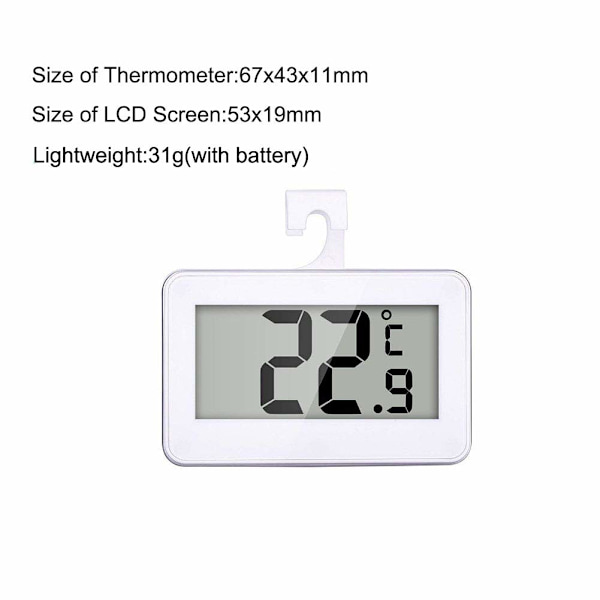 Kyltermometer Kyltermometer, INRIGOROUS 2-pack