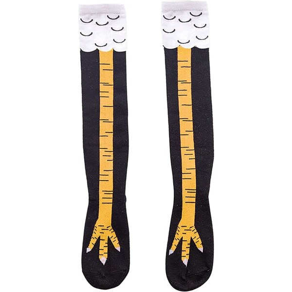 Crazy Funny Chicken Legs Feet Mid-Calf 17.7 in Socks, Funny