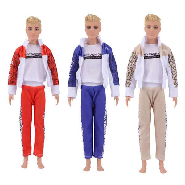 3 st 30 cm Bobby fashion kläder (modell F)