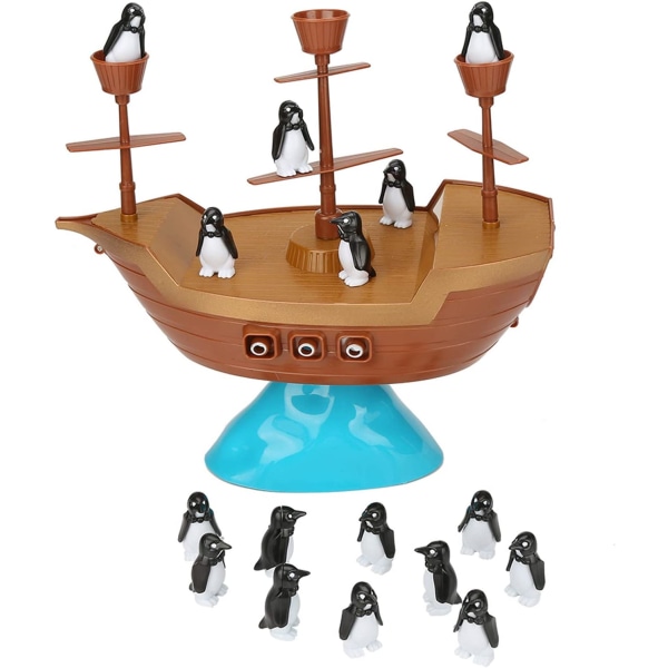 Spennende piratskip balanse spill ikke la pingvinene falle til