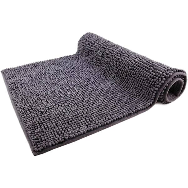 Harmaa kylpymatto - Modulaariset sarjat - Liukumaton, imukykyinen ja pehmeä