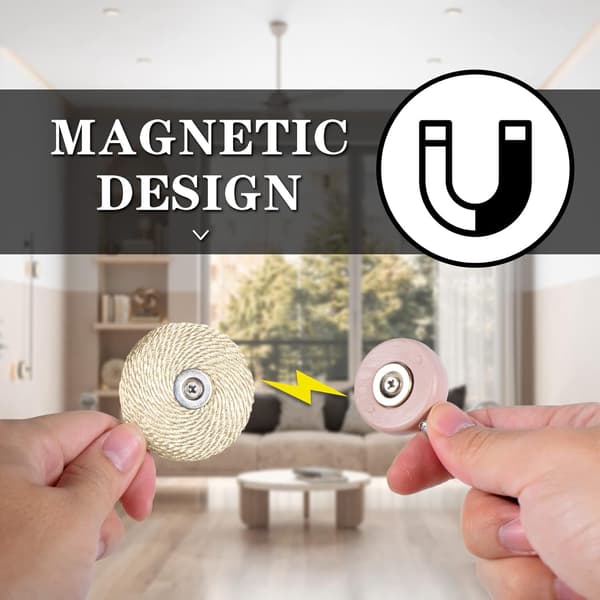 4 stk. Magnetiske gardinbindere Magnetiske gardinbindere
