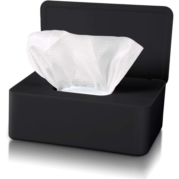 Tissue Box med lokk, vanntett støvtett våtservietter Box, Tissue