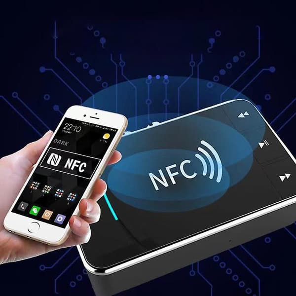 Nfc Bluetooth -vastaanotin Aux 3.5mm Rca -liitin Usb Smart Playback