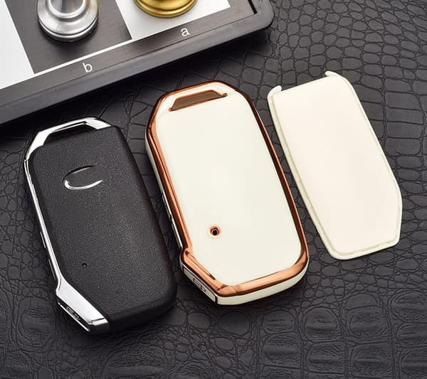Bilnøgle Cover Shell til Kia en - Til nøglebrik - 3 knapper K3/KX3