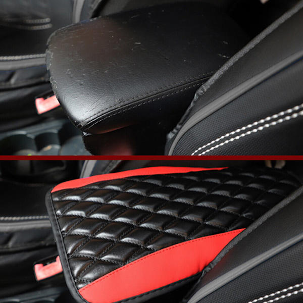 Bilarmrest Box Kuddfodral Center Console Pad