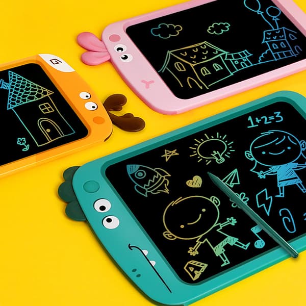 Dinosaurleketøy for 2 3 4 5+ år gamle gutter og jenter LCD Magic Slate C