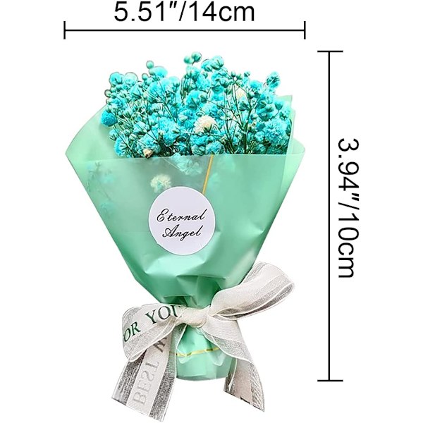 Torkad blomma Gypsophila bil doft diffusor klämma, Gypsophila