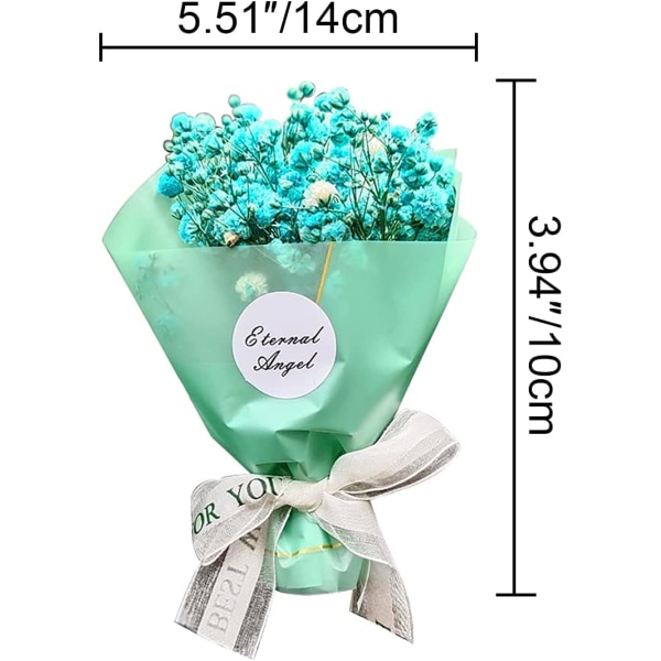 Tørret blomst Gypsophila bil aroma diffuser clip, Gypsophila