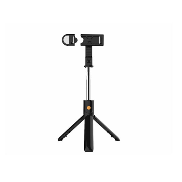 Selfie-tikku / mobiiliteline kaukosäätimellä ja lampulla