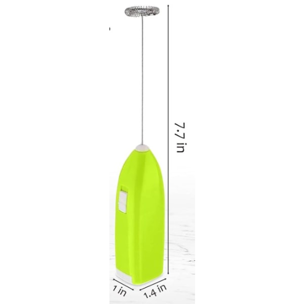 Grønn)Elektrisk eggvisper Melkeskummer Håndholdt batteridrift 9f1a | Fyndiq