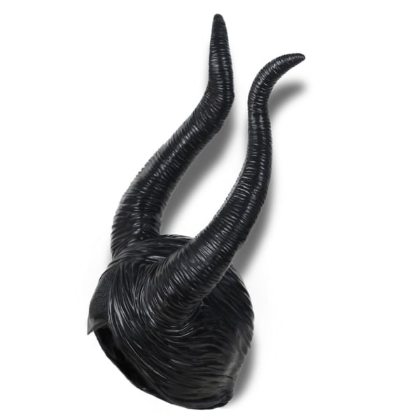 Hiuspanta Cosplay musta, Evil Maleficent Headpiece Ornament, Woma