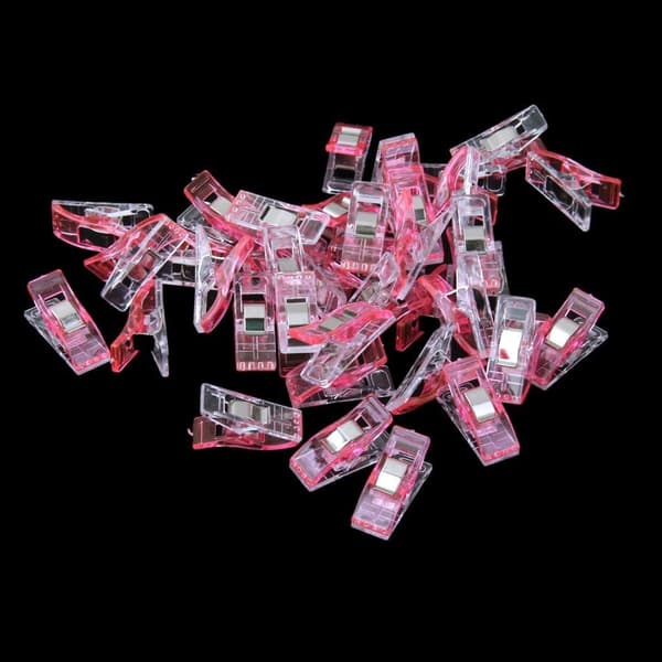Rosa clips, one size, 50 point