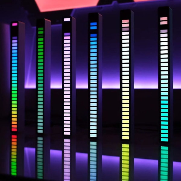 RGB 16 LED-stämningsljusremsa musik synkronisering pickup rytm