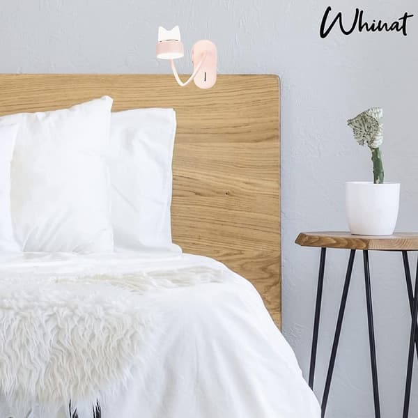 Fleksibel klemmelampe med natlys Catlight Original/med Usb R