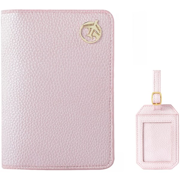 Pas Pas Etui, PU Læder Rejse Tegnebog Etui Organiser f