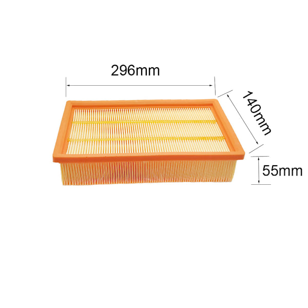 Fejemaskine luftfilter kompatibel med Karcher NT 65/2 Eco、NT
