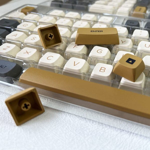 XDA Profiilin Keycaps 125 Retro PBT Key Cap -Peitejoukko Väri Sublimaatio