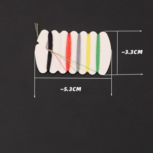 10 par tilfeldig farge magnetknapper sytilbehør magnetisk (10 mini sysett)