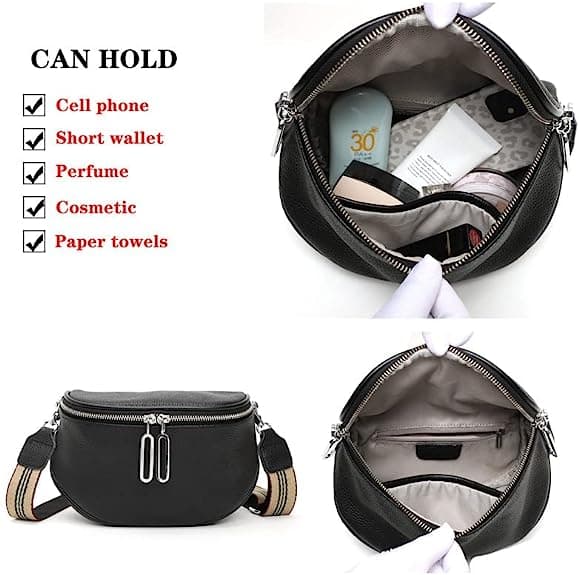 Damväskor i bananvitt, crossbody-väska, liten handväska