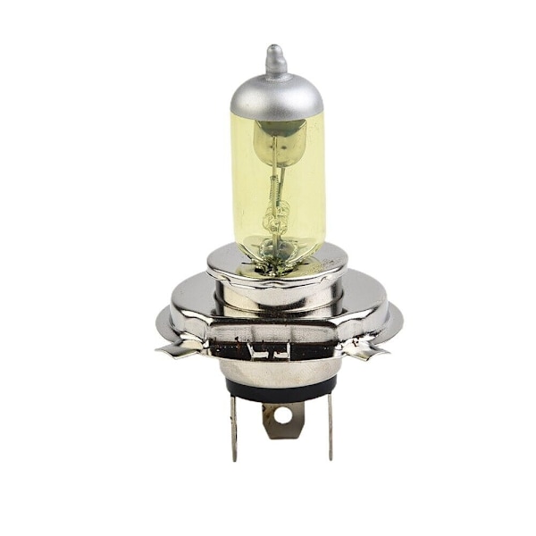 2 st H4 Halogenlampor Gul Bilstrålkastare Kit 12V 100W