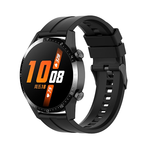 Klokkereim Svart 1stk Huawei Fit GT/GT2 Silikonrem