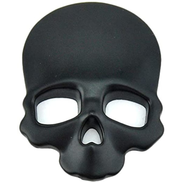 2-delt (svart) kul personlighet 3D Metal Skull Skjelett Død C