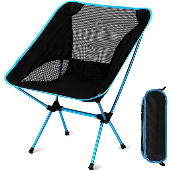 Bærbar sammenleggbar campingstol Ultralett kompakt fiskestol