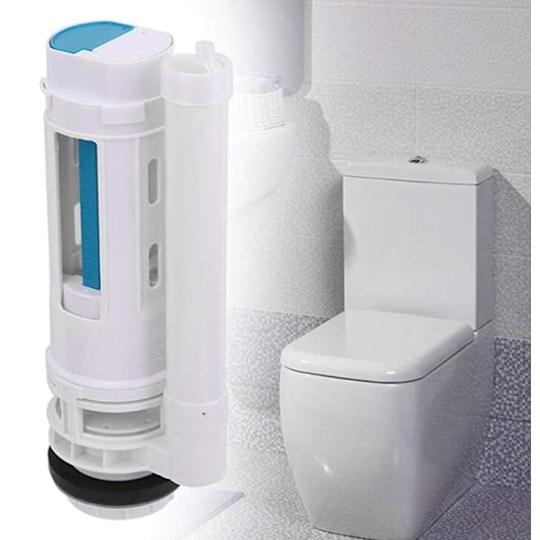 Dobbelt afløbsventil til toiletcisterner Tilbehør til G1/2 dumpventil