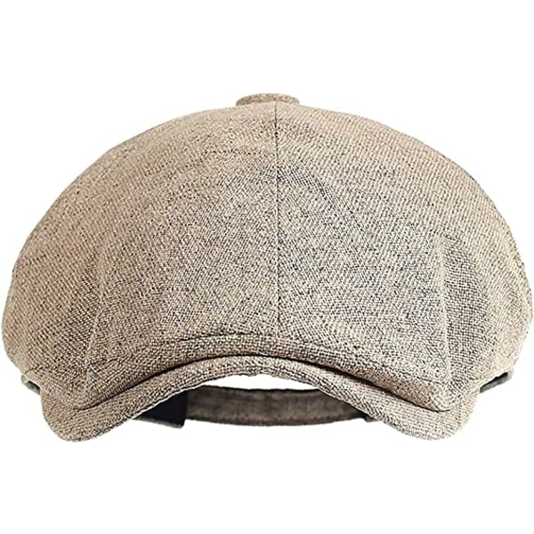Flat caps for menn, vintage beret bomullscaps for kvinner, Peaky Newsboy