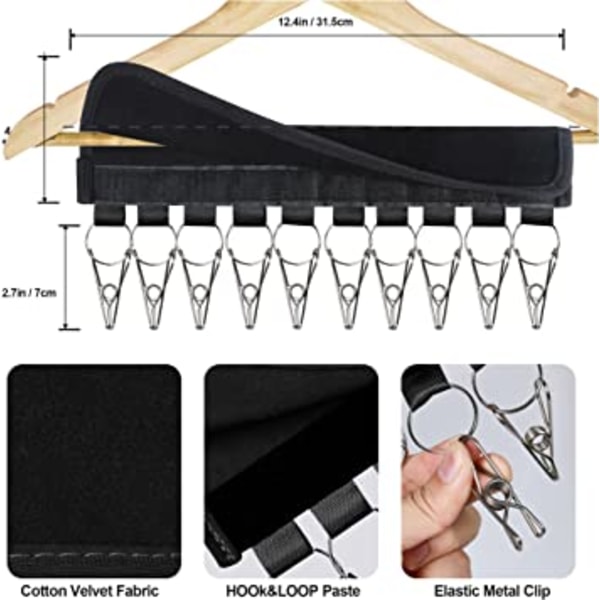 (1 stk. Svart) Hattehylle for Baseball Caps Hat Organizer Holder for H