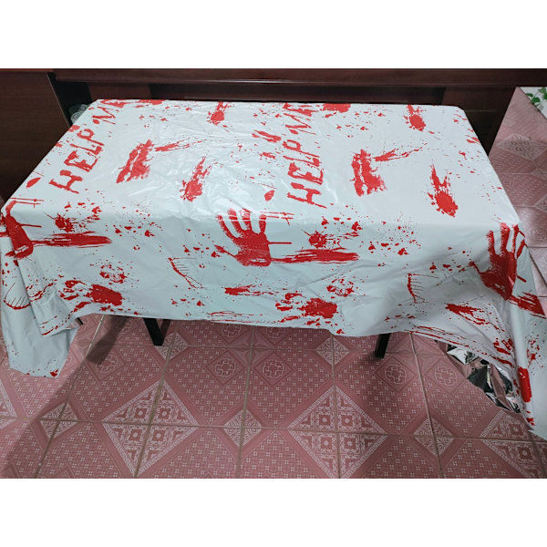 102\" x 51\" Verinen Zombi-pöytäliina Halloween-juhliin S