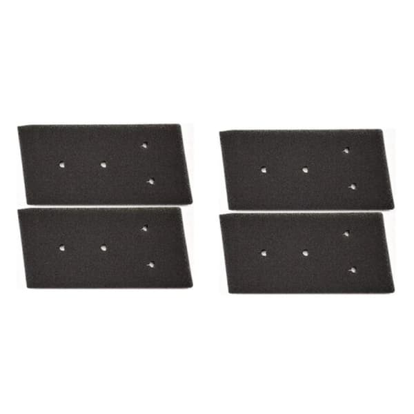 Tørretumbler filter 4-pak Whirlpool 481010716911 Sort