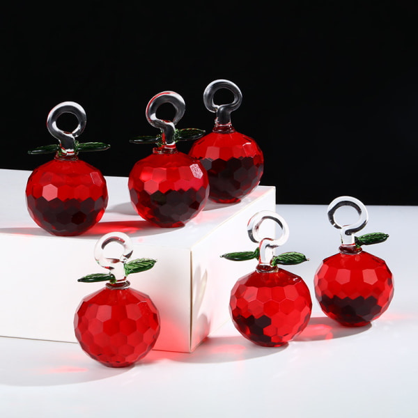 Krystal æbletræ - kunstigt rødt æbletræ - Feng Shui T