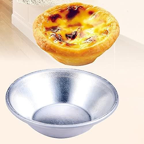10 stk Kake-stil Egg Tart Pasteis De Nata Ovn Bake Runde Custard